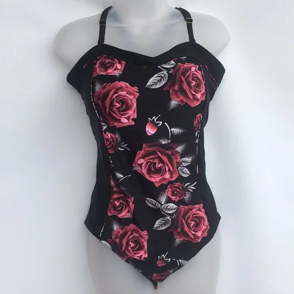 Pink Roses🌷🌷🌷🌷🌷 Swimsuit - Picture 3 of 9